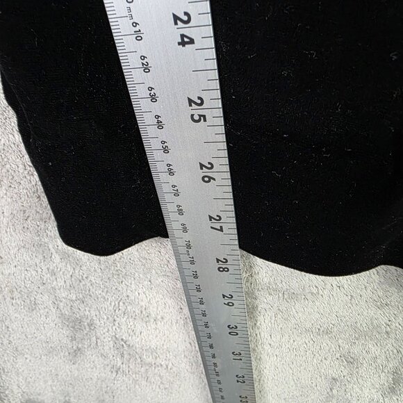 Womens Signature Collection Black Velvet Pull-On Pants Polyester Size 1X 18W-20W - Picture 8 of 10